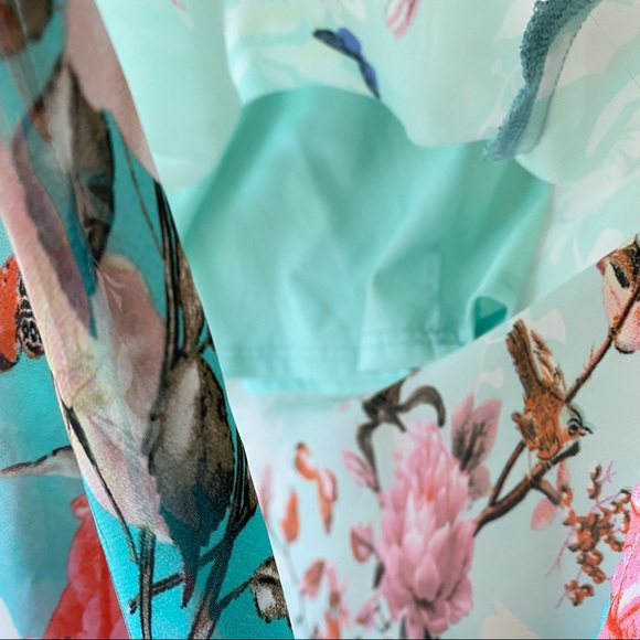 ❤️3/30❤️Pastel Floral Maxi Skirt - Picture 6 of 8